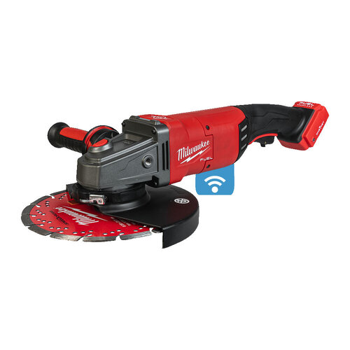 MILWAUKEE M18 ONEFLAG230XPDB HAAKSE SLIJPER MET PEDDELSCHAKELAAR EN SCHIJFREM 230 MM