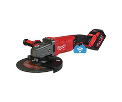 MILWAUKEE M18 ONEFLAG230XPDB HAAKSE SLIJPER MET PEDDELSCHAKELAAR EN SCHIJFREM 230 MM