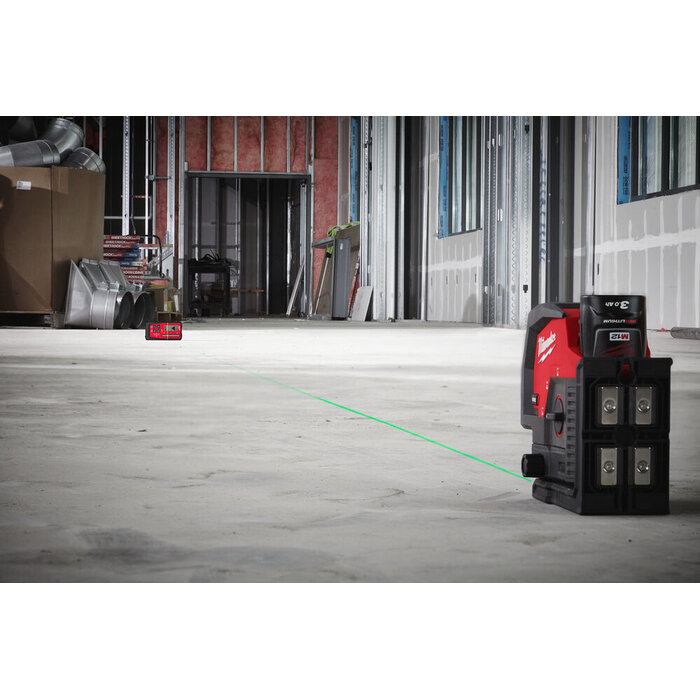 MILWAUKEE LRD100 Laser ontvanger lijn/roterende laser rood/groen 100M