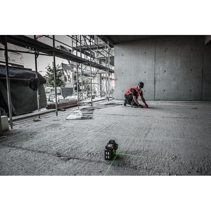 MILWAUKEE LRD100 Laser ontvanger lijn/roterende laser rood/groen 100M