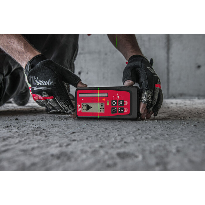 MILWAUKEE LRD100 Laser ontvanger lijn/roterende laser rood/groen 100M