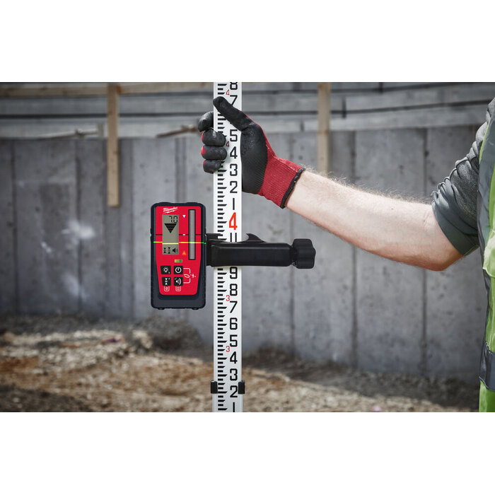 MILWAUKEE LRD100 Laser ontvanger lijn/roterende laser rood/groen 100M
