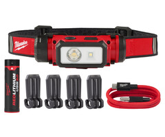 MILWAUKEE L4 HL2 USB OPLAADBARE HOOFDLAMP 600 LUMEN