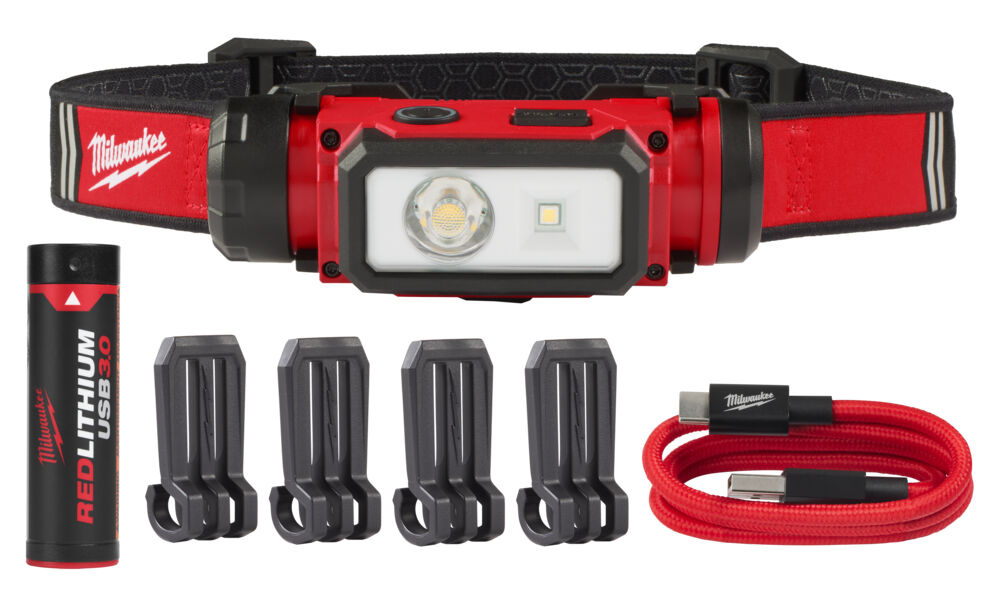 MILWAUKEE L4 HL2 USB oplaadbare hoofdlamp