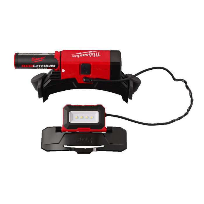 MILWAUKEE  L4 BOLTHL HOOFDLAMP 600 LUMEN USB-OPLAADBAAR