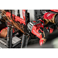 MILWAUKEE  M18 ONEFSAG125XB HAAKSE SLIJPER MET SCHUIFSCHAKELAAR EN SCHIJFREM 125 MM