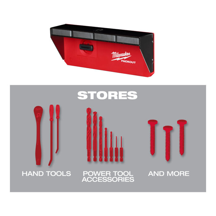 MILWAUKEE PACKOUT™ MAGNETISCH REK