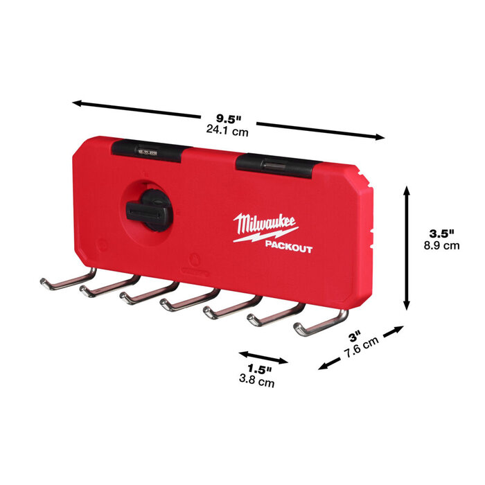 MILWAUKEE PACKOUT™ SMALLE RIJ HAKEN