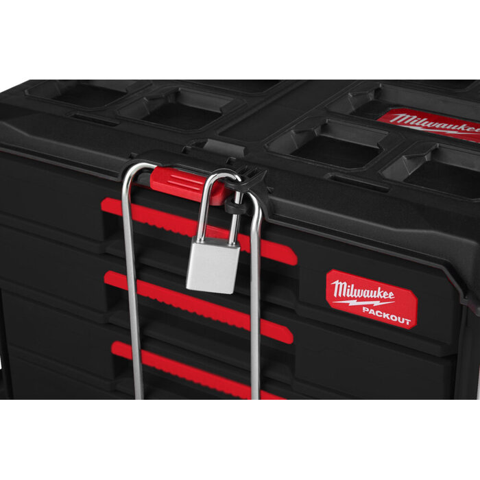 MILWAUKEE PACKOUT Gereedschapskoffer met vier lades