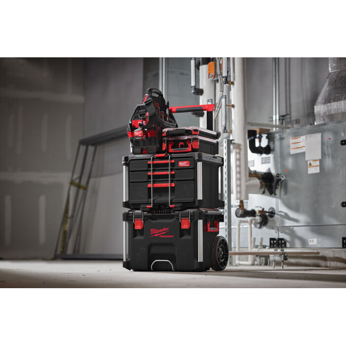 MILWAUKEE PACKOUT™ GEREEDSCHAPSKOFFER MET 2+1 LADES