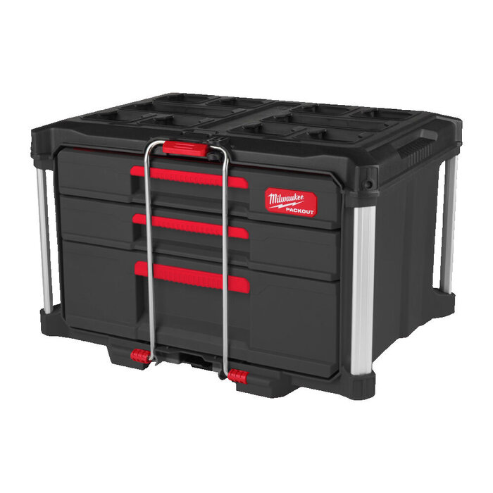 MILWAUKEE PACKOUT™ GEREEDSCHAPSKOFFER MET 2+1 LADES