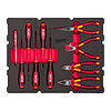 MILWAUKEE FOAM INLAY GESCHIKT VOOR ALLE PACKOUT™ GEREEDSCHAPSKOFFERS MET LADES VOOR DE ELEKTRICIEN (9-DELIG)