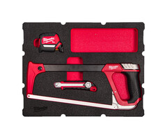 MILWAUKEE FOAM INLAY GESCHIKT VOOR ALLE PACKOUT™ GEREEDSCHAPSKOFFERS MET LADES MET SNIJ- EN MEETGEREEDSCHAP (4-DELIG)