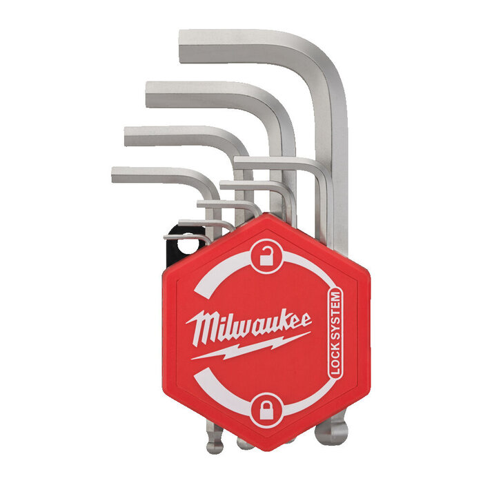 MILWAUKEE INBUSSLEUTEL SET KORT (9-DELIGE)