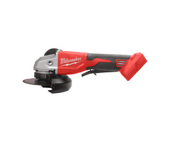 MILWAUKEE M18 BLSAG125XPD KOOLBORSTELLOZE 125 MM HAAKSE SLIJPER MET PEDDELSCHAKELAAR