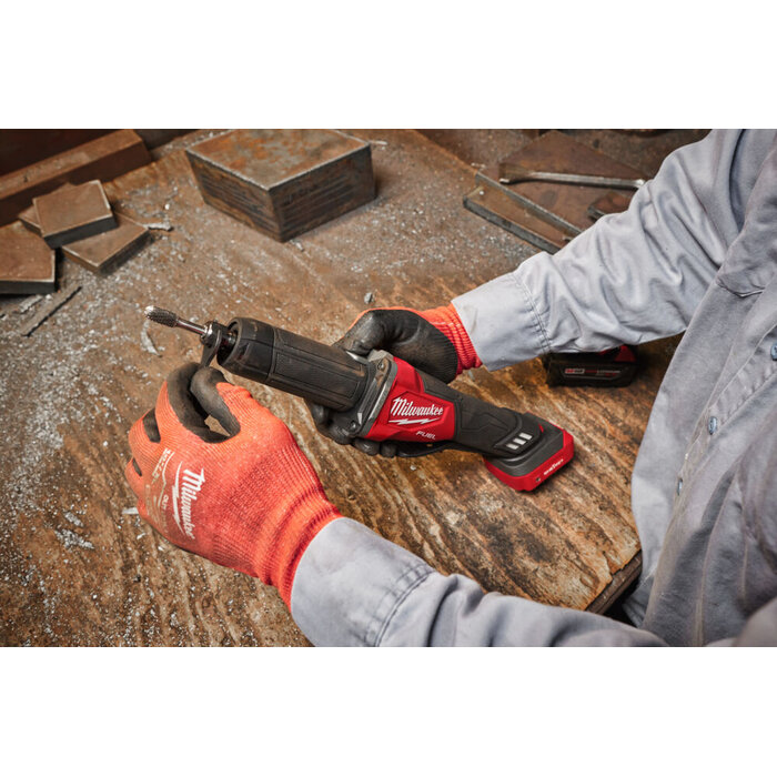 MILWAUKEE M18 FDGROVPDB RECHTE STIFTSLIJPER MET RAPIDSTOP™, VARIABELE SNELHEID EN PEDDELSCHAKELAAR