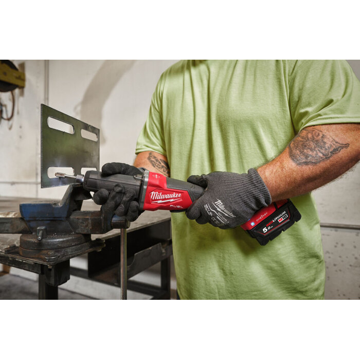 MILWAUKEE M18 FDGROVPDB FUEL ONE-KEY rechte slijpmachine met peddelschakelaar
