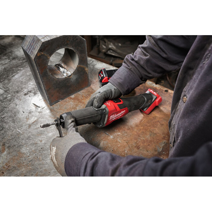 MILWAUKEE M18 FDGROVB RECHTE STIFTSLIJPER MET RAPIDSTOP™ , VARIABELE SNELHEID EN SCHUIFSCHAKELAAR