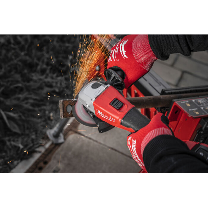 MILWAUKEE M18 BLSAG125X SLIJPMACHINE MET SCHUIFSCHAKELAAR 125MM