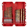 MILWAUKEE Shockwave HSS-G Tin Red Hex boren set