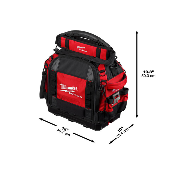 MILWAUKEE PACKOUT™ 38 CM PRO GESLOTEN GEREEDSCHAPSTAS