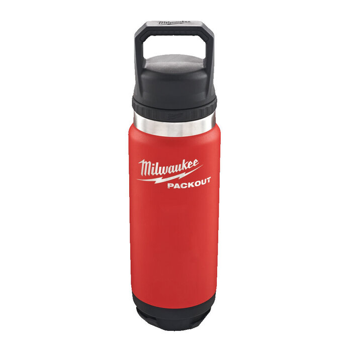 MILWAUKEE PACKOUT 710 ml fles met deksel rood