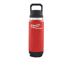 MILWAUKEE PACKOUT  710 ml fles met deksel rood