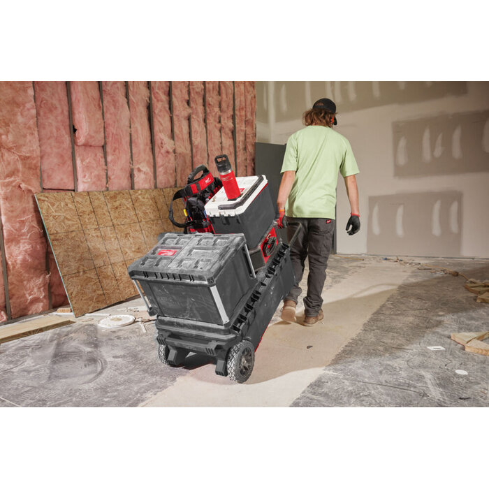 MILWAUKEE PACKOUT 710 ml fles met deksel rood