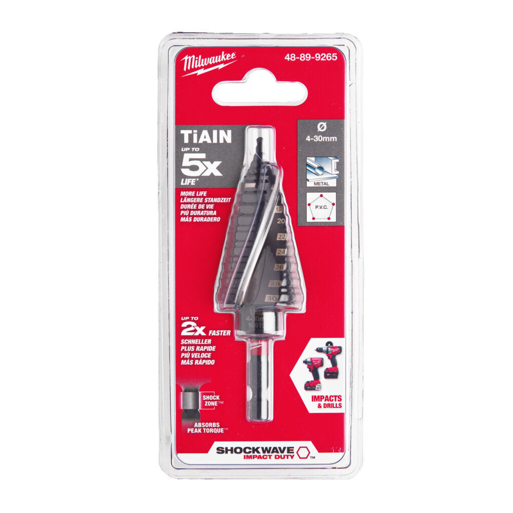 MILWAUKEE SHOCKWAVE™ IMPACT DUTY STAPPENBOREN (3-DELIGE)