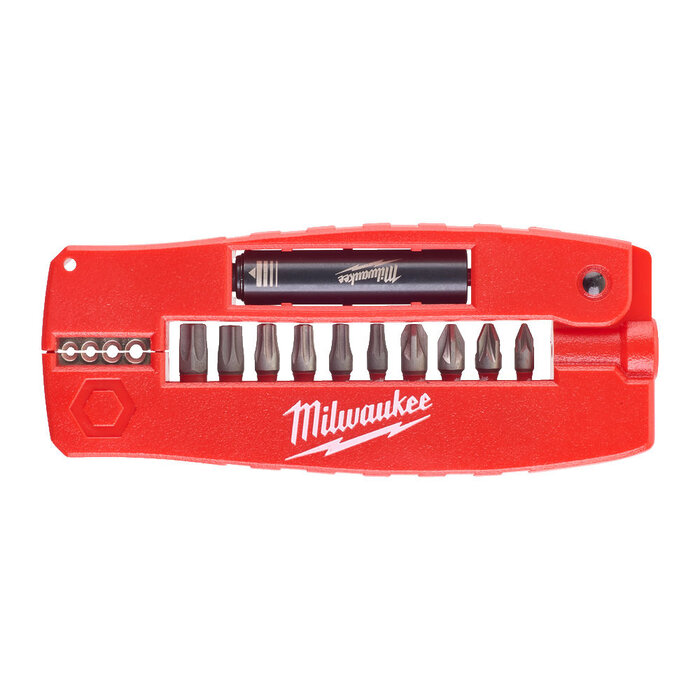 MILWAUKEE SHOCKWAVE Schroefbit set 12-delig zakformaat