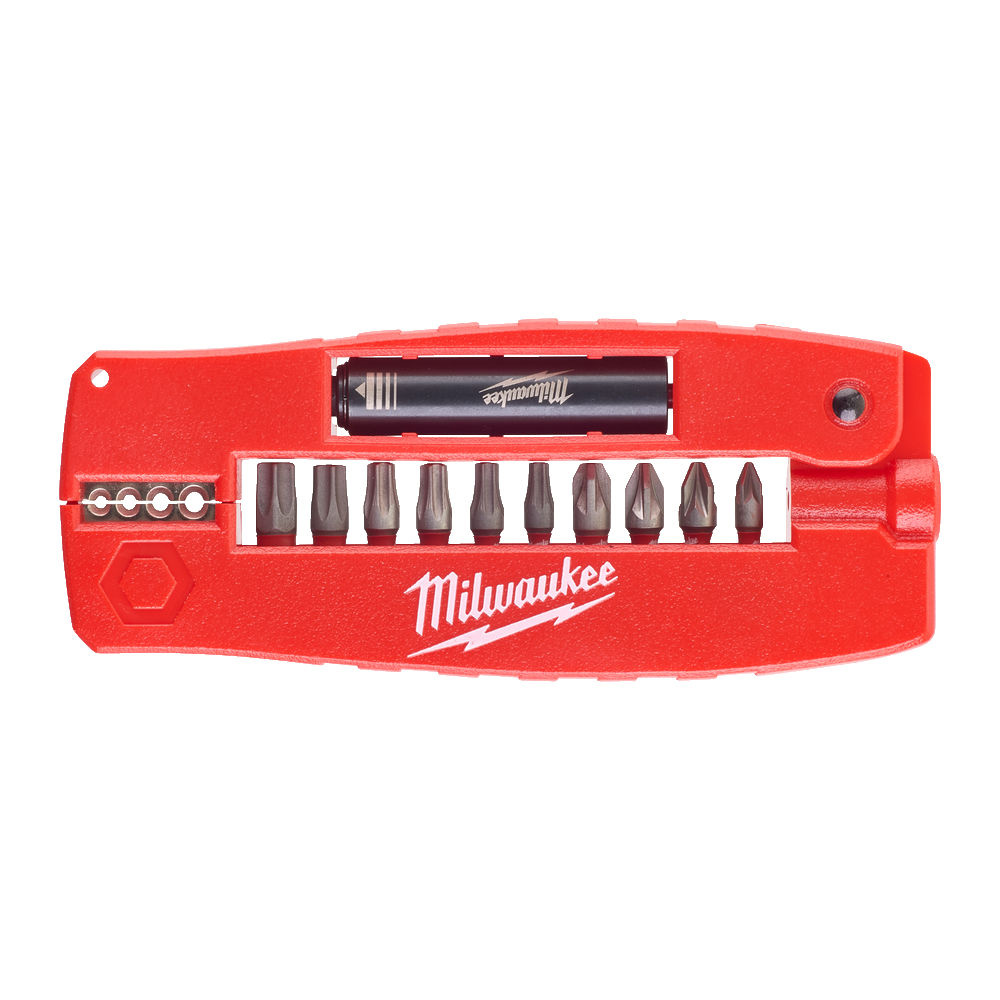 MILWAUKEE SHOCKWAVE Schroefbit set 12-delig zakformaat
