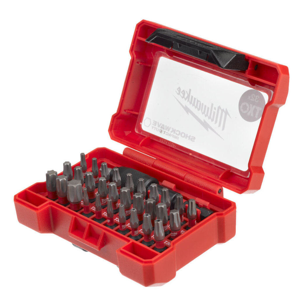MILWAUKEE SHOCKWAVE Schroefbit Set 32-delig Torx