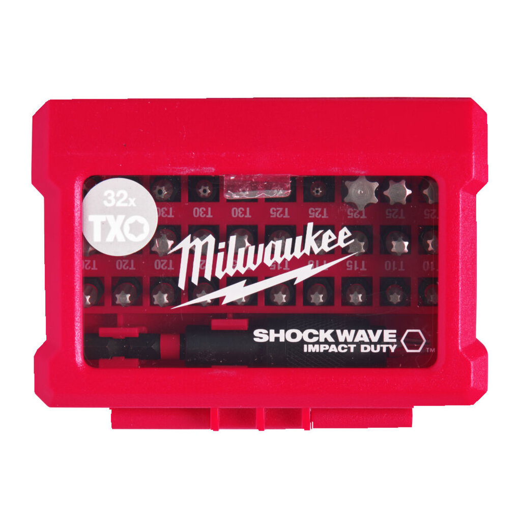 MILWAUKEE SHOCKWAVE Schroefbit Set 32-delig Torx
