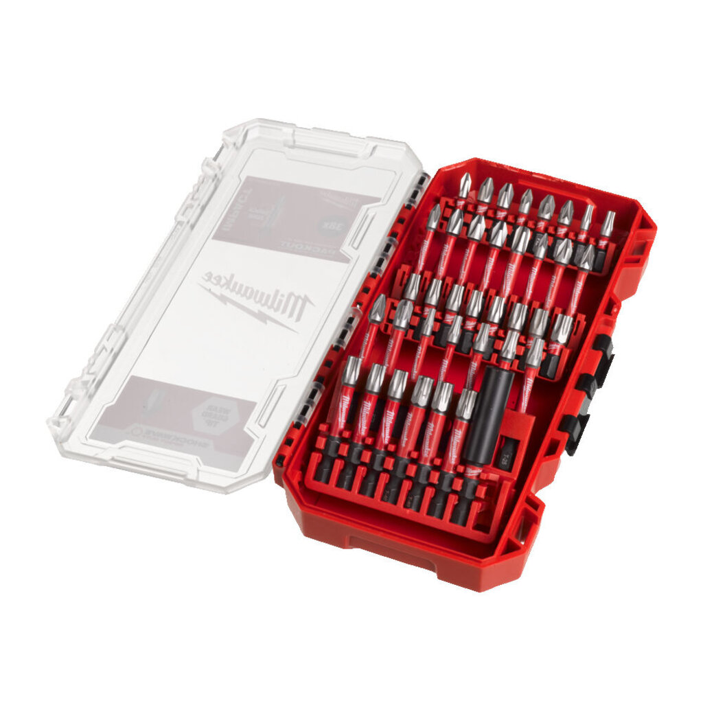 MILWAUKEE SHOCKWAVE Bit Set PACKOUT Ready Box  38-delige bit Set