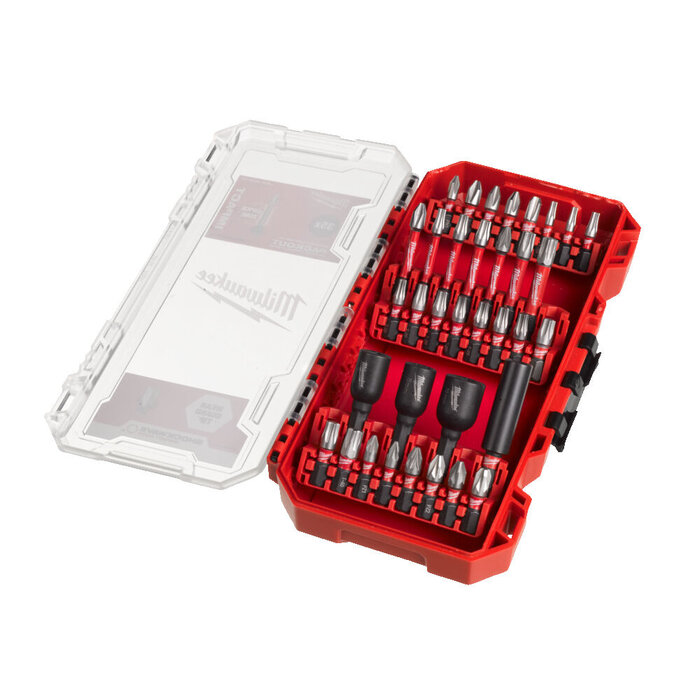 MILWAUKEE SHOCKWAVE  PACKOUT Ready Box  35-delige bit Set