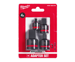 MILWAUKEE SHOCKWAVE™ IMPACT DUTY VERLOOPSTUKKEN 4-DELIGE