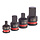 SHOCKWAVE™ IMPACT DUTY VERLOOPSTUKKEN 4-DELIGE