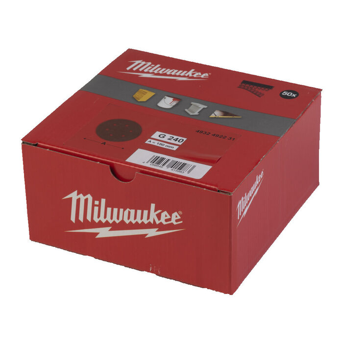 MILWAUKEE Schuurschijf 150mm 6 Gaten