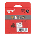 MILWAUKEE SCHUURPAPIER VOOR SCHUURMACHINES 93 X 93 MM