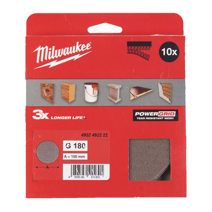 MILWAUKEE SCHUURGAAS ø150MM VOOR EXCENTRISCHE SCHUURMACHINES