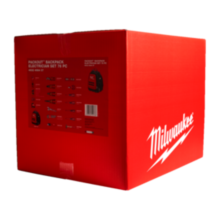 MILWAUKEE PACKOUT BACKPACK ELECTRICIAN 76 DELIGE SET