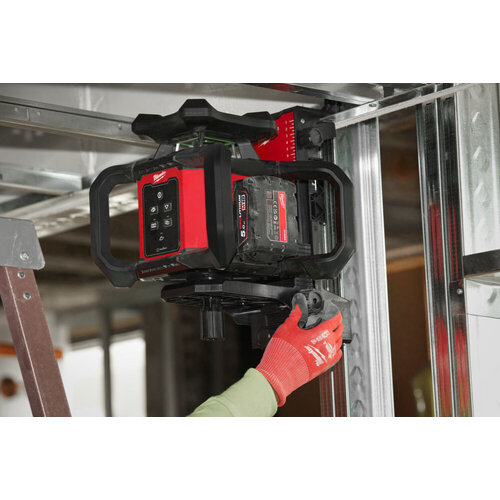 MILWAUKEE M18 RLOHVG300-501C 300 M GROENE HORIZONTALE VERTICALE ROTERENDE LASER MET ONE-KEY™