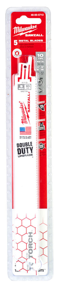 MILWAUKEE Reciprozaagblad Sawzall metaal Heavy Duty TORCH