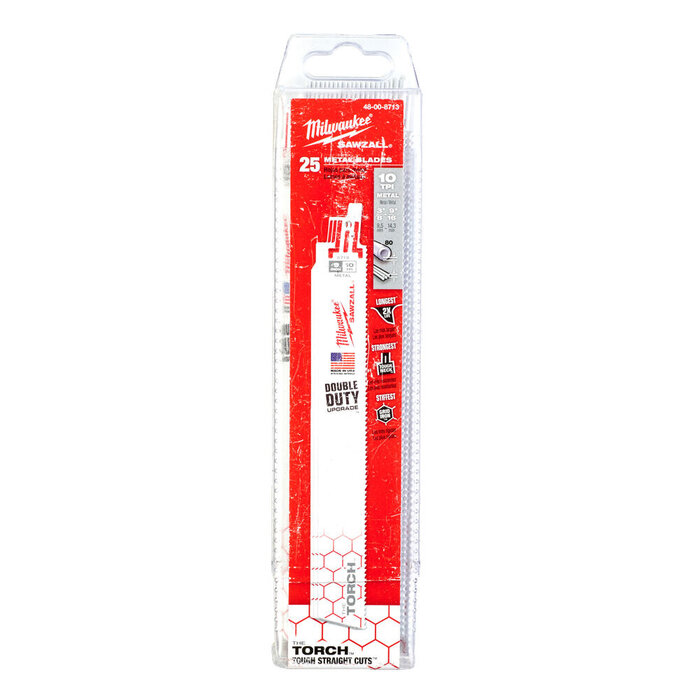 MILWAUKEE Reciprozaagblad Sawzall metaal Heavy Duty TORCH
