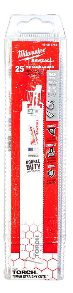MILWAUKEE Reciprozaagblad Sawzall metaal Heavy Duty TORCH