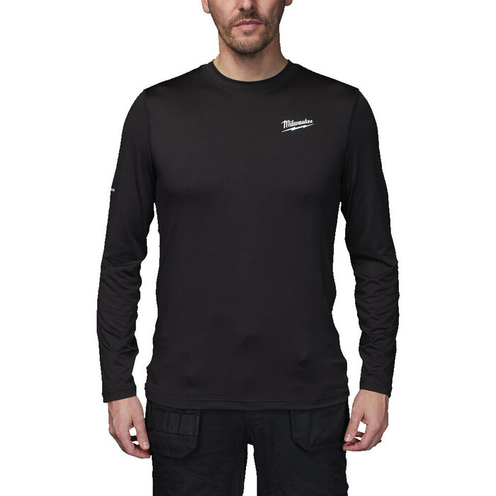 MILWAUKEE WORKSKIN™ Basis Laag Long Sleeve Zwart