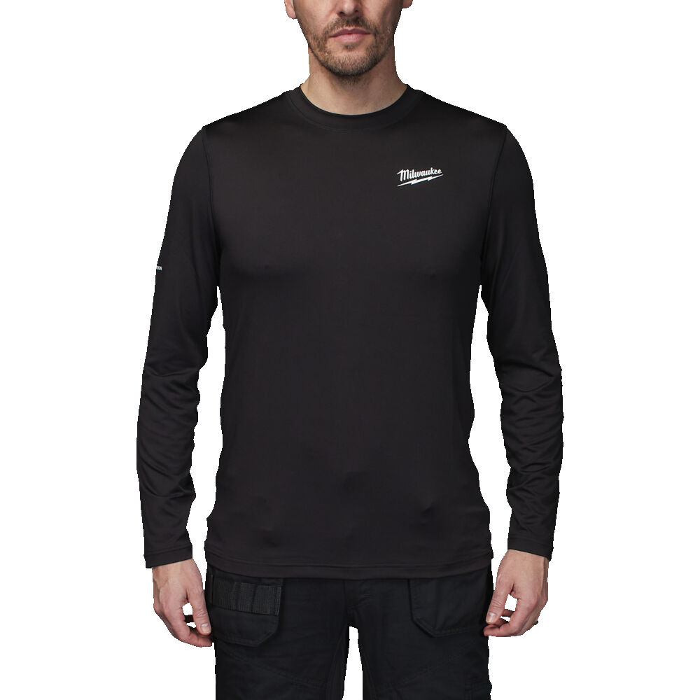 MILWAUKEE WORKSKIN™ Basis Laag Long Sleeve Zwart