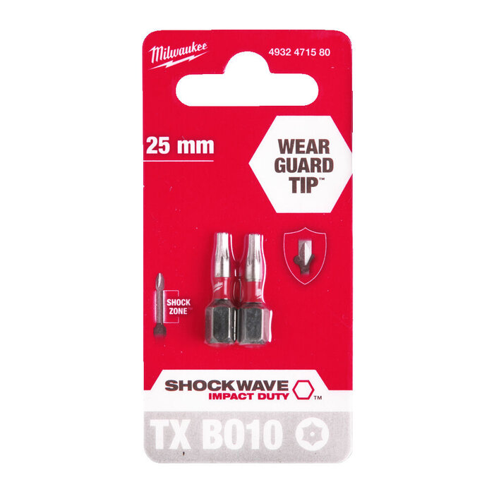 MILWAUKEE SHOCKWAVE™ VEILIGHEIDSBIT TX BO
