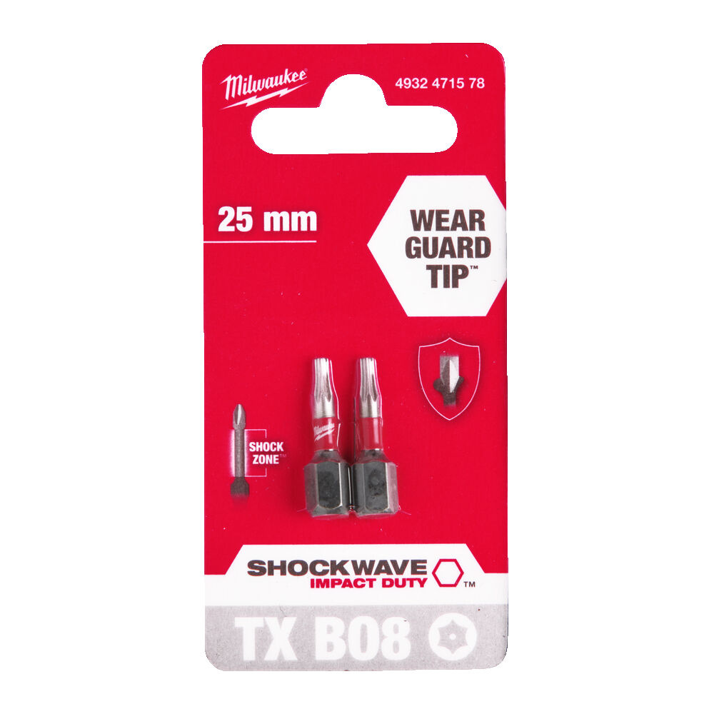 MILWAUKEE SHOCKWAVE™ VEILIGHEIDSBIT TX BO