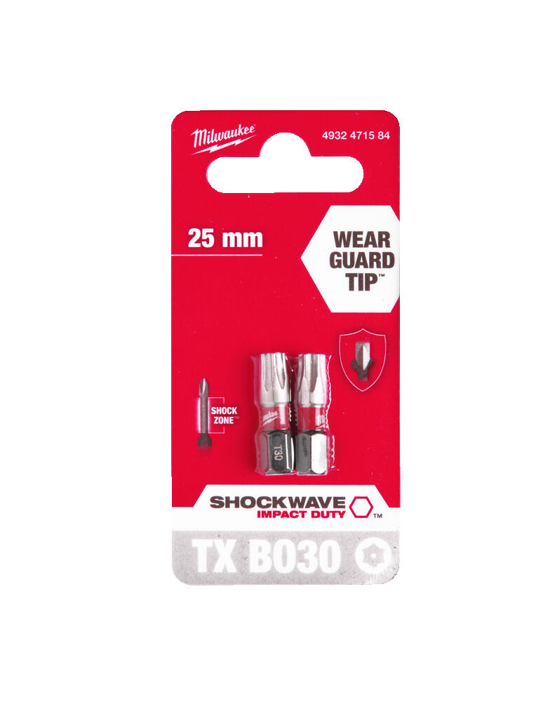 MILWAUKEE SHOCKWAVE™ VEILIGHEIDSBIT TX BO